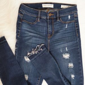 PacSun High Rise Jeggings Dark Wash Denim Skinny Jeans